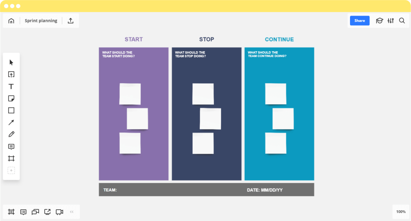 library sprint layout