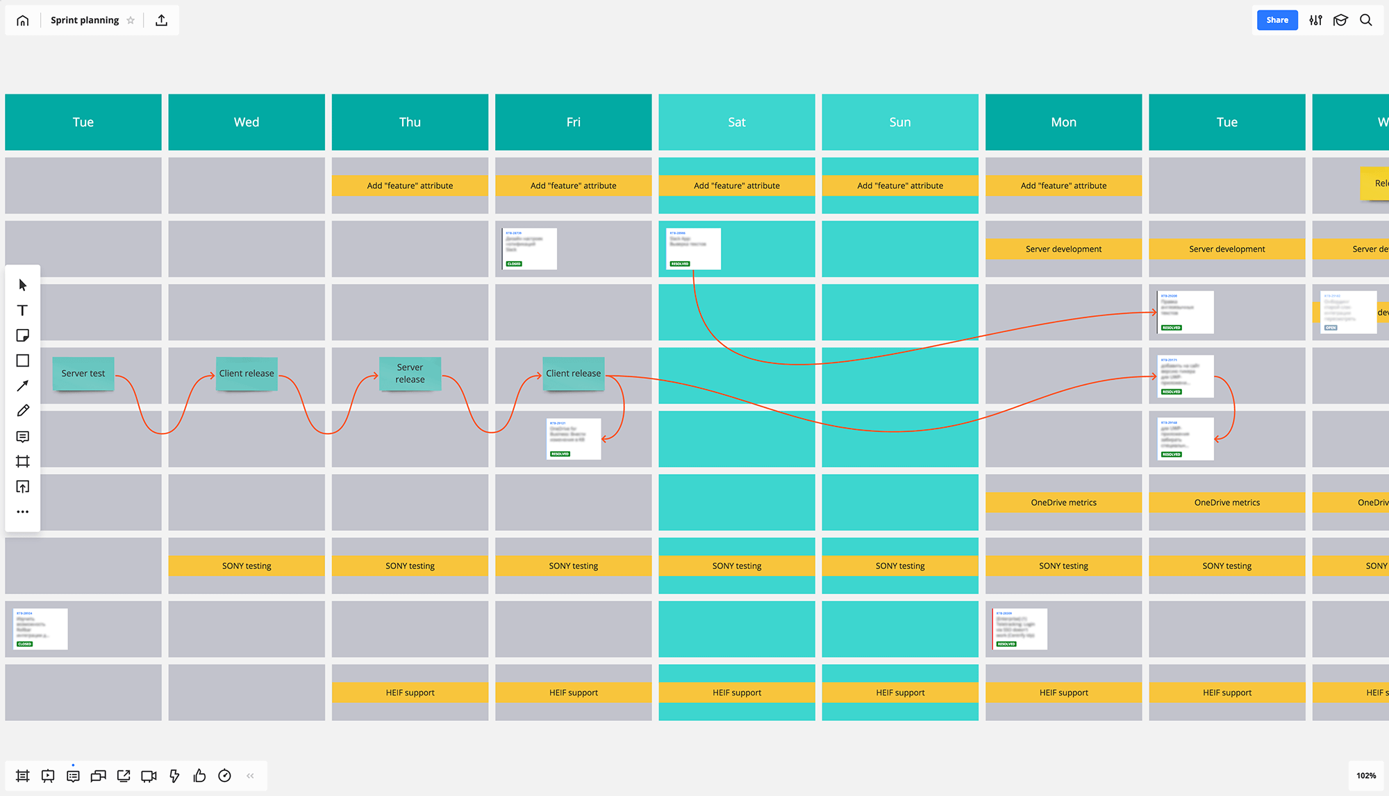 Jira Cards for visual project management screen 2