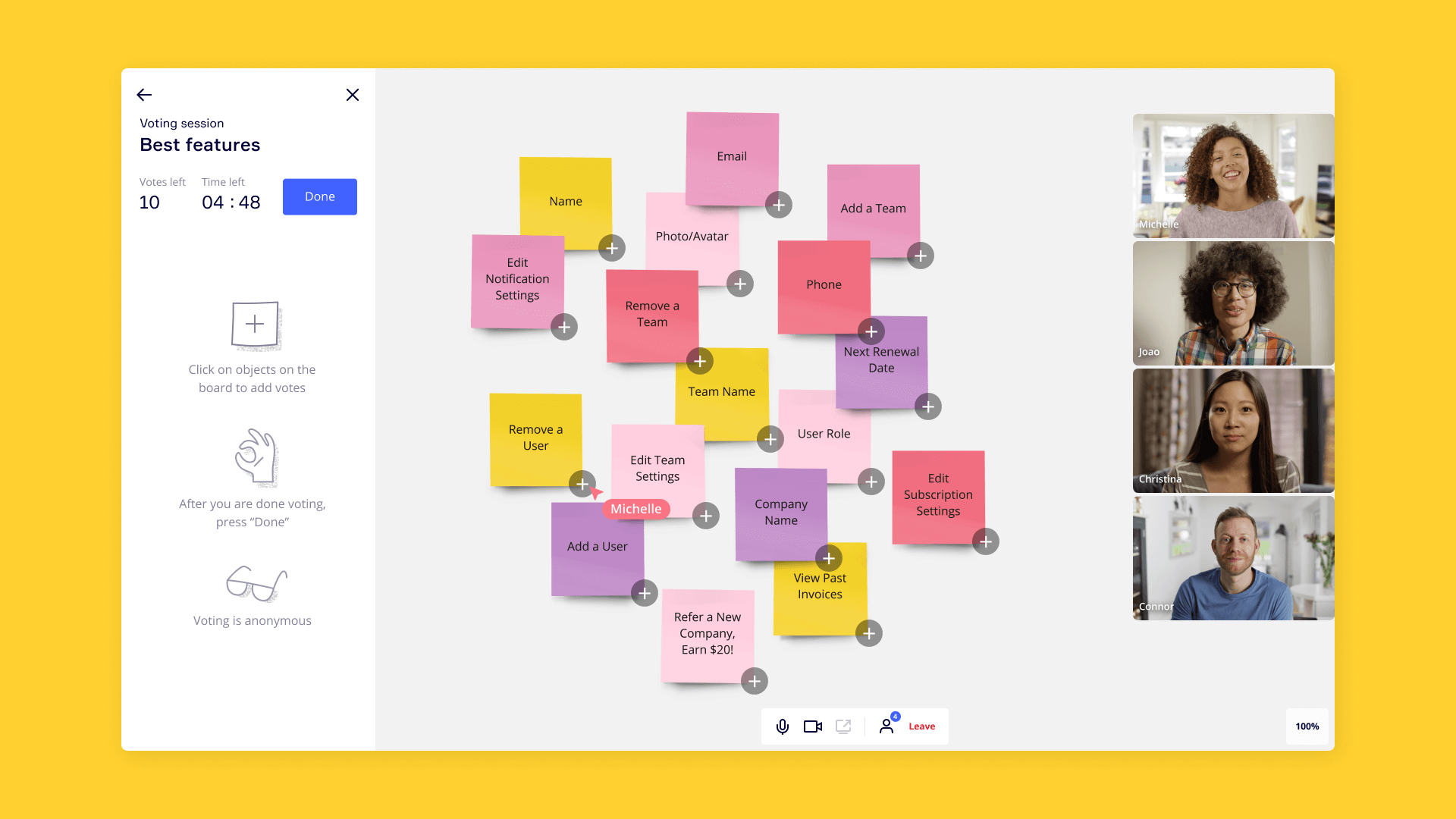 Using Miro board for trainings and people development