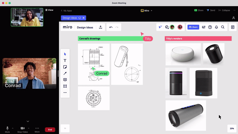 Whiteboards: Zoom vs Miro - Training Wizard