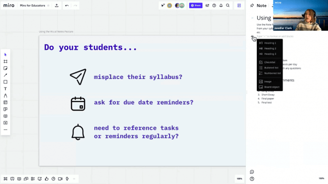 How to use Miro for online or blended classes | MiroBlog