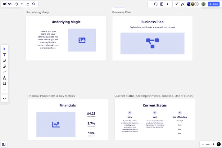 enter presentation mode idea