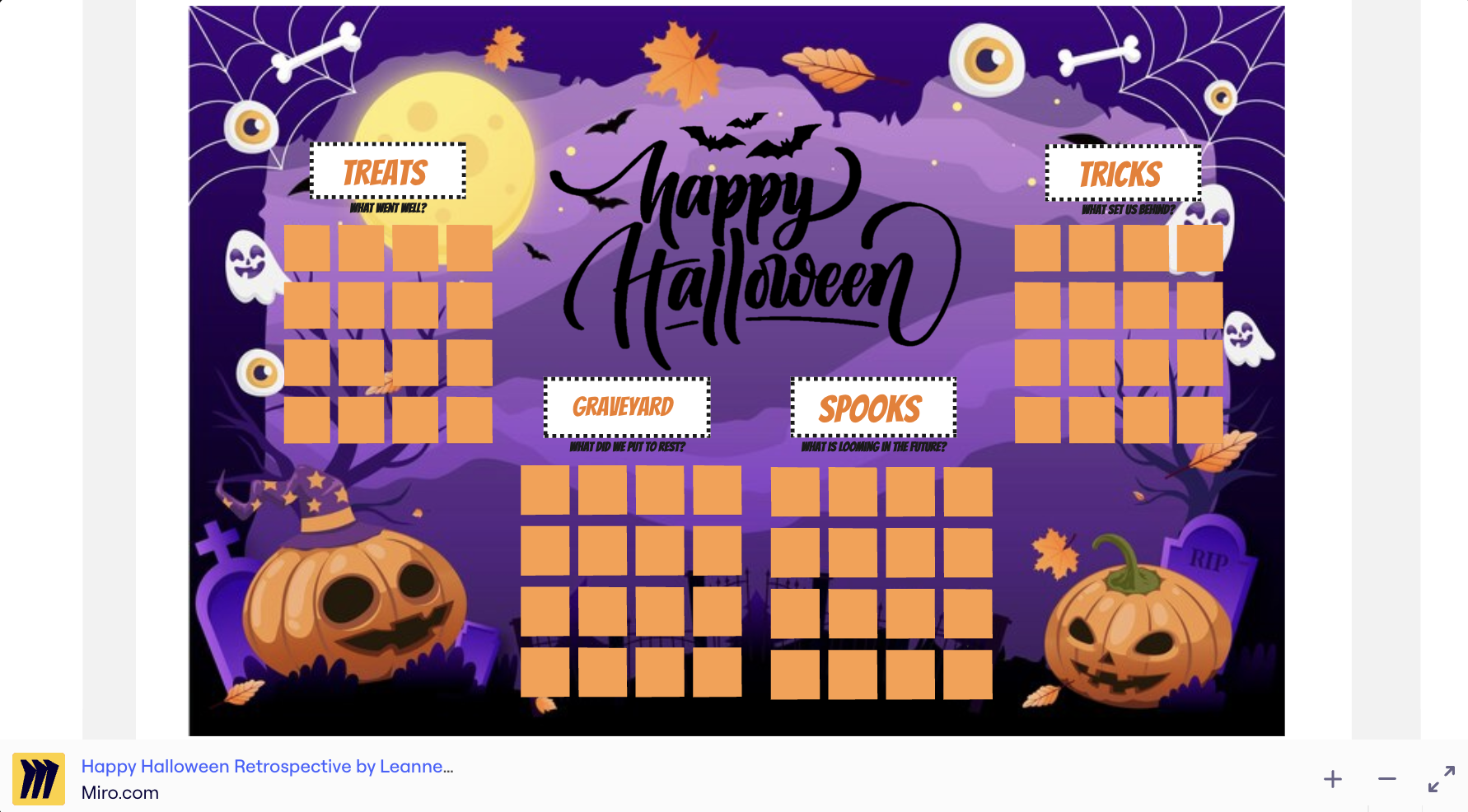 5 Halloween themed templates for team building MiroBlog