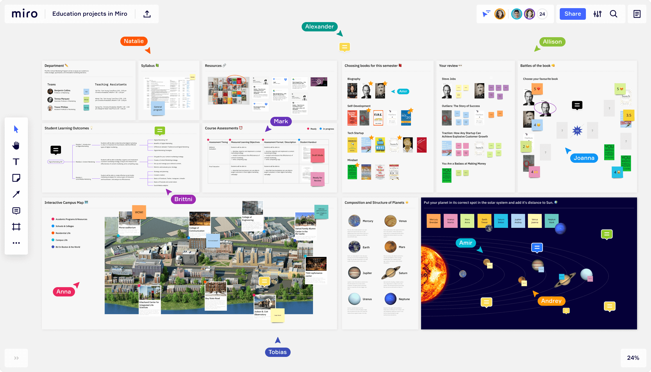 Whiteboard For Online Education Miro