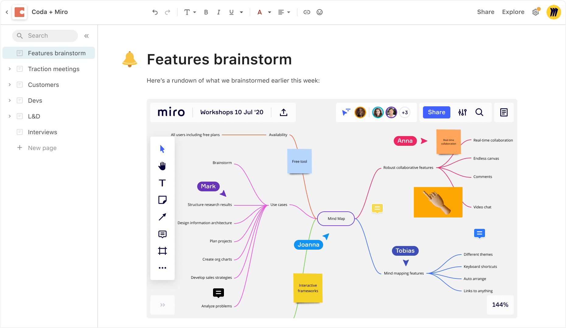 miro whiteboard